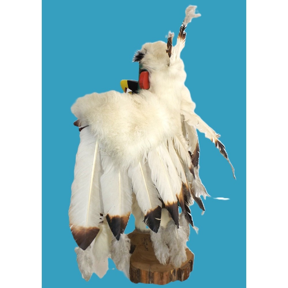 Navajo Native American signed Eagle Dancer Kachina Doll - Large - 22" tall ! - Picture 7 of 16